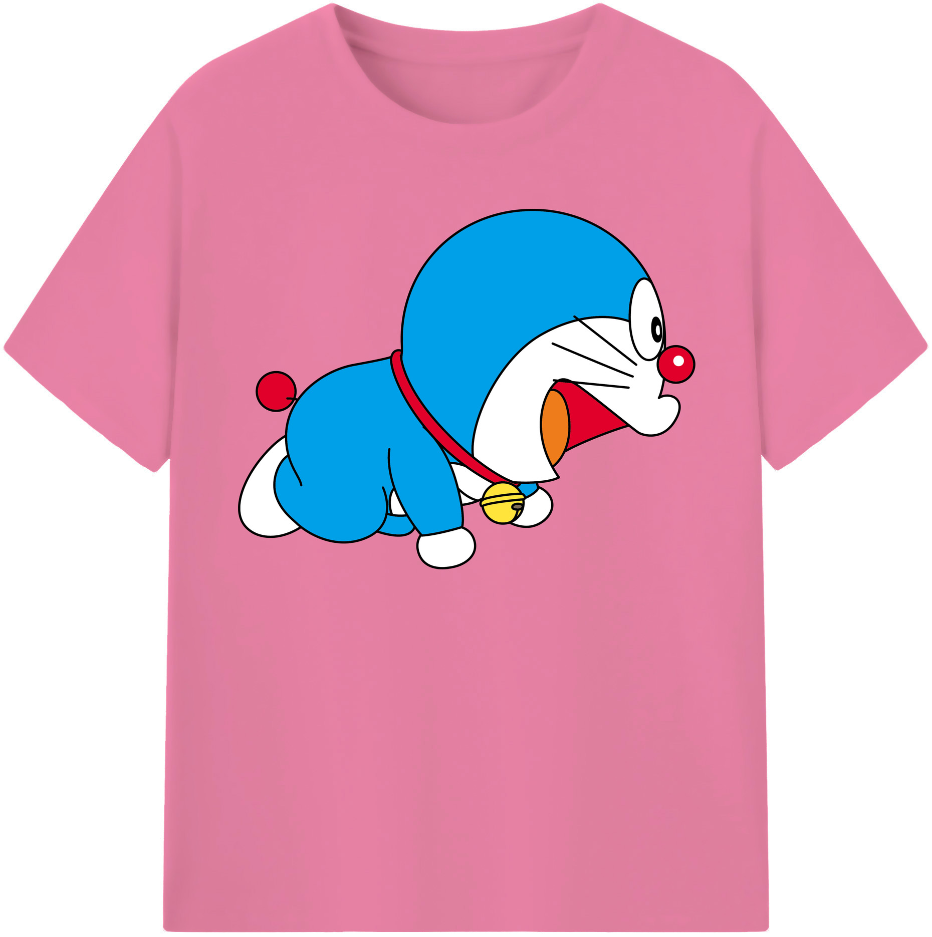 （画像用） ドラえもん Doraemon 綿100％半袖Tシャツ（フロントプリント）